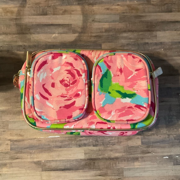 Lilly Pulitzer Tropical Print Pouch and Coin Purse and Mirror - Picture 5 of 7